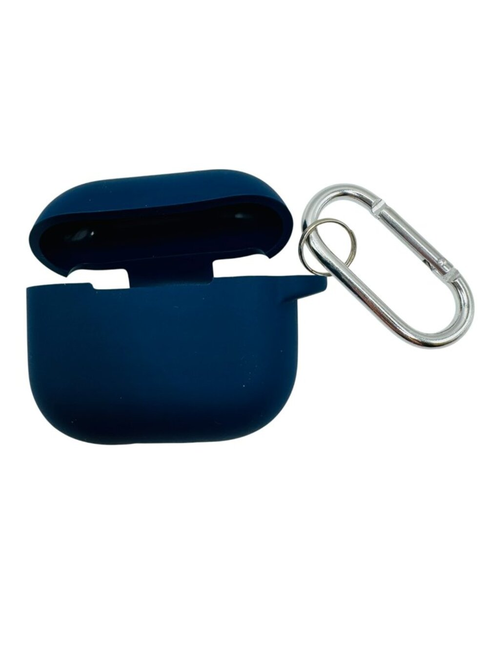 R-Fun Midnight Blue Silicone Case With Carabiner For AirPods 3